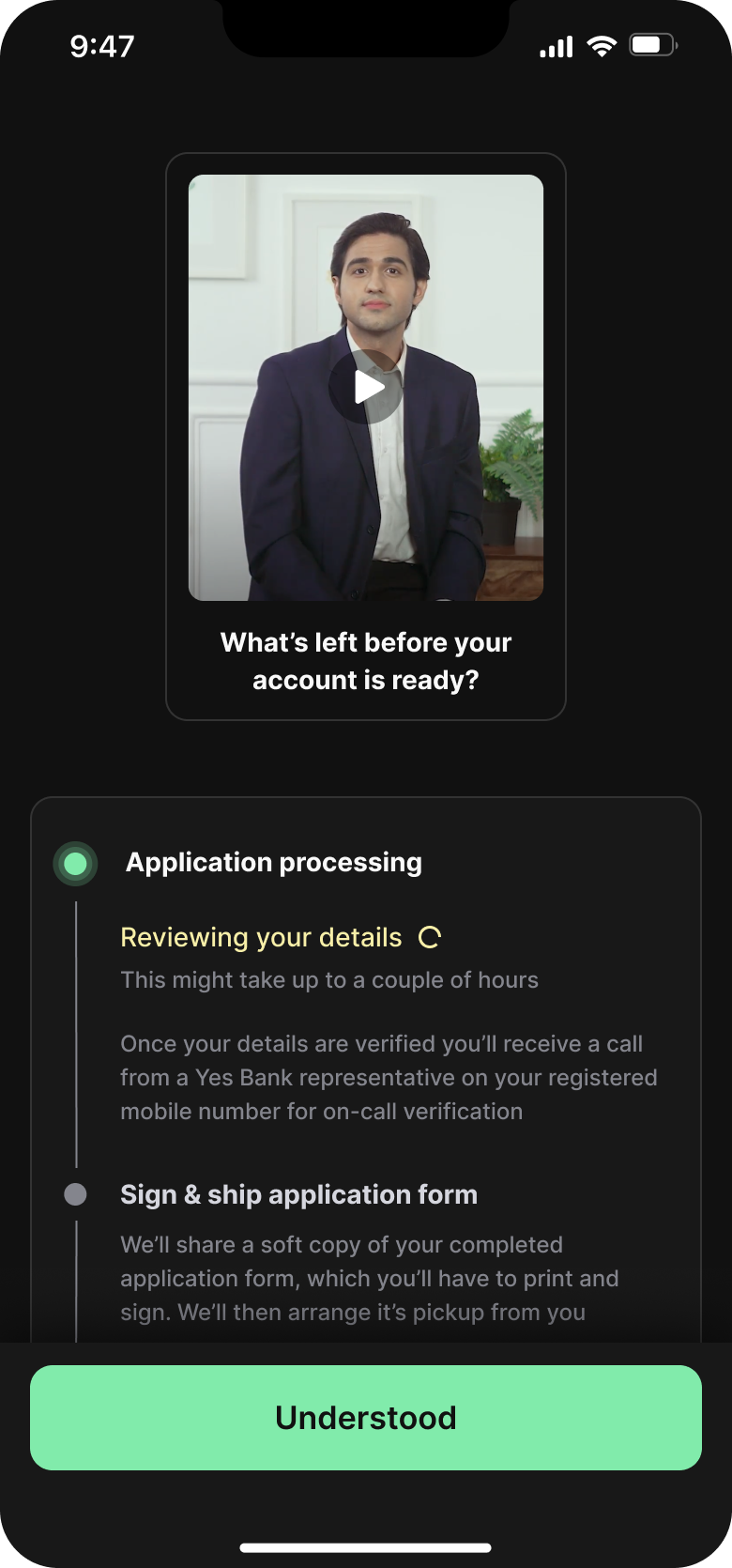 Explanation of physical notarisation steps